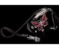 Flexi Glam Butterfly Medium - Onyx-black
